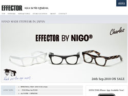 EFFECTOR（エフェクター）公式サイト（スクリーンショット）