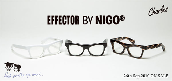 NIGO® x EFFECTOR（エフェクター）コラボメガネ発売