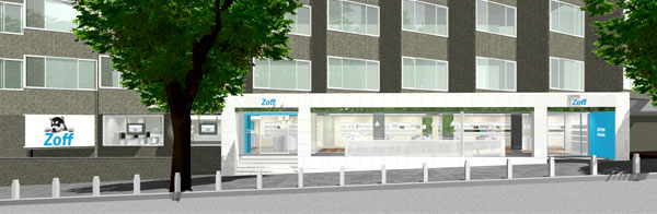 第1位となった Zoff（ゾフ）は、3月2日(水)に旗艦店 Zoff Park Harajuku（ゾフ・パーク原宿） をリニューアルオープン。