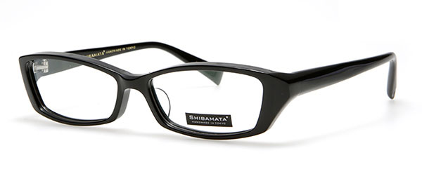 眼鏡市場 SHIBAMATA SHI-01 カラー：ブラック。