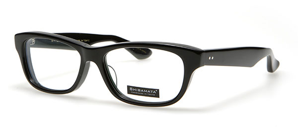 眼鏡市場 SHIBAMATA SHI-04 カラー：ブラック。