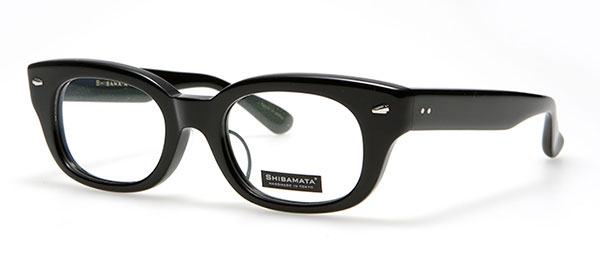 眼鏡市場 SHIBAMATA SHI-05 カラー：ブラック。