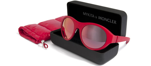 （写真7）MYKITA & MONCLER には、MONCLER（モンクレール）仕様のポーチもついている。