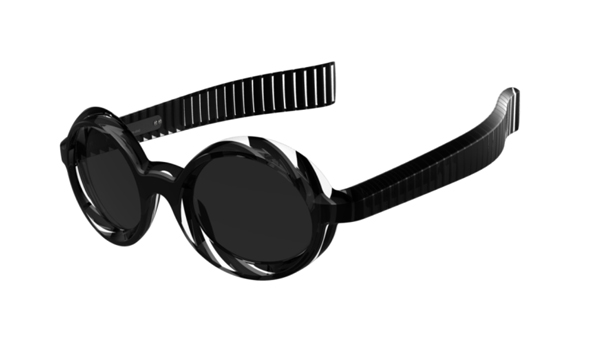 （写真7）pq eyewear designed by Ron Arad（ピーキュー アイウェア バイ ロン・アラッド）Waterloo s 3008。image by BRIDGE Co.【クリックして拡大】