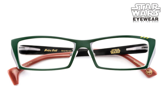 （写真7）StarWars EYEWEAR（スター・ウォーズ アイウェア）「ボバ・フェット（Boba Fett）（クリアレンズタイプ）」。