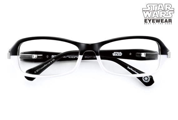 （写真9）StarWars EYEWEAR（スター・ウォーズ アイウェア）「ストーム・トルーパー（Storm trooper）（クリアレンズタイプ）」。