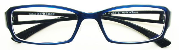 （写真8）Coolens（クーレンズ）「すべらないメガネ」GK-001 カラー：ブルー。image by エヌ・ティ・コーポレーション【クリックして拡大】