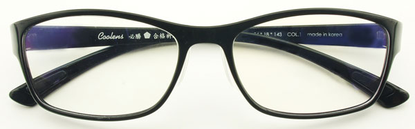 （写真13）Coolens（クーレンズ）「すべらないメガネ」GK-002 カラー：ブラック。image by エヌ・ティ・コーポレーション【クリックして拡大】
