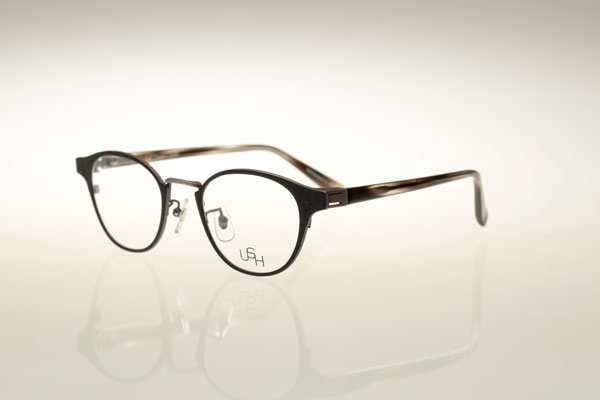 USH（アッシュ）U-023「David」カラー：3 Antique Silver × BLK image by USH【クリックして拡大】