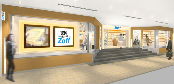 Zoff Plus 渋谷マークシティ店のイメージ。image by インターメスティック【クリックして拡大】