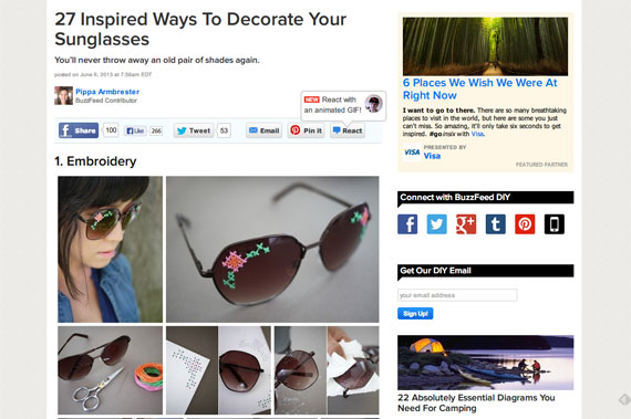 27 Inspired Ways To Decorate Your Sunglasses