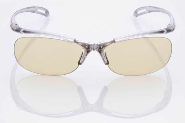 エレコム PC GLASSES（65%カットタイプ） OG-YBLP01GY〈グレー〉 image by ELECOM 【クリックして拡大