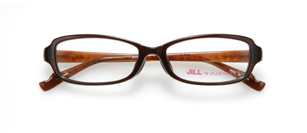 眼鏡市場 「JILL by JILL STUART（ジルバイ ジルスチュアート）」オリジナルモデル JIL-002 カラー：ダークブラウン（写真）・パープル・レッド・ブラック 価格：15,750円（レンズ込み）
