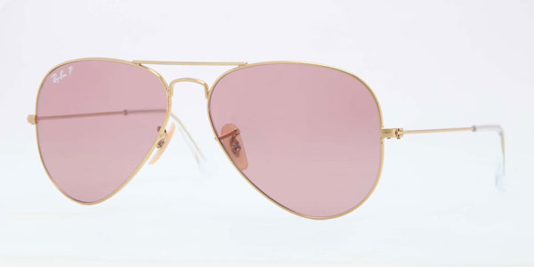 Ray-Ban（レイバン）AVIATOR（アビエーター） RB3025-001/15 カラー：フレーム: arista | レンズ: polar pink 希望小売価格：26,250円 image by ミラリ ジャパン 【クリックして拡大】