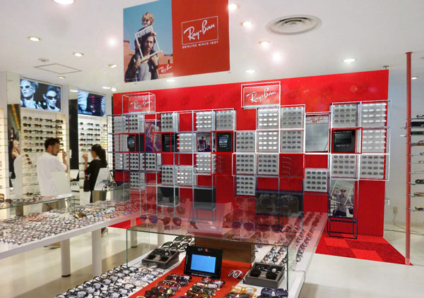 Ray-Ban Shop in Shop image by ルネッテリア 【クリックして拡大】