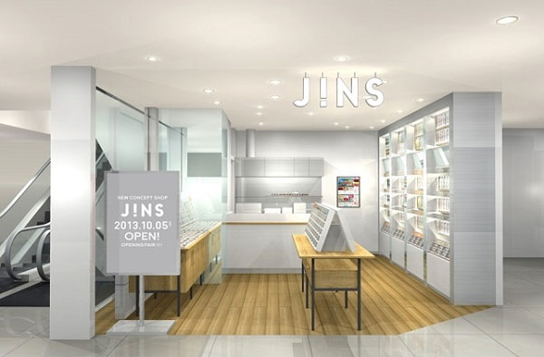 JINS（ジンズ）渋谷パルコ店の店舗イメージ。