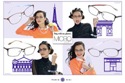 メガネのパリミキ新CM「Sing with my glasses」～パリを舞台にモデルの加賀美レイナを起用