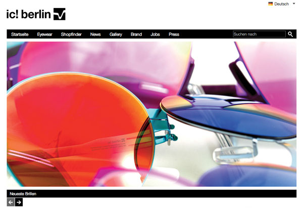 ic! berlin（アイシーベルリン）公式サイト（スクリーンショット）