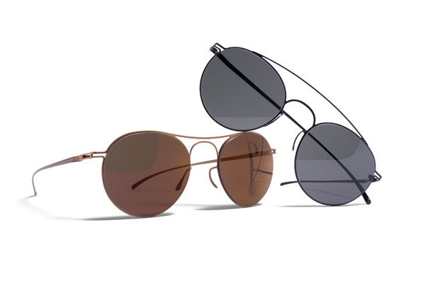 MYKITA（マイキータ）× Maison Martin Margiela（メゾン マルタン マルジェラ）「ESSENTIAL（エッセンシャル）」（左）MMESSE005 Copper（右）MMESSE006 Black 【クリックして拡大】