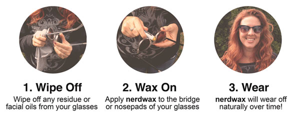 Nerdwax : It Keeps Your Glasses Up! by Don Hejny — Kickstarter