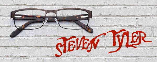 ロゴは Steven Tyler（スティーヴン・タイラー）らしい雰囲気だが、メガネ自体は思いの外？普通な印象。