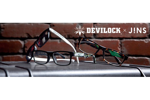 JINS（ジンズ）が裏原系 DEVILOCK（デビロック）とコラボ、ダテメガネ＆サングラス限定販売