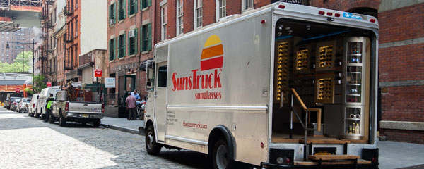 SunsTruck の出没場所は、ホームページで公開中。