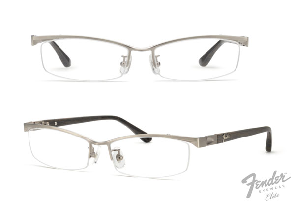 FENDER EYEWEAR（フェンダー・アイウェア）「FENDER 012M」 サイズ：56□16-138 価格：12,000円（税別） フロントにはチタンとベータチタン、テンプル（つる）にはアセテートを使用。 image by エヌ・ティ・コーポレーション 【クリックまたはタップで拡大】