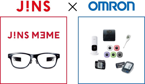 JINS（ジンズ）とオムロンがヘルスケア分野で共同開発
