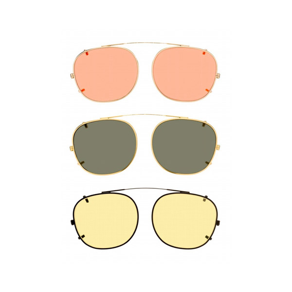 MOSCOT（モスコット）The LEMTOSH CLIP（3セット） サイズ：44・46・49 価格：28,000円（税別） フレームに取り付ければ、サングラスに早変わり。