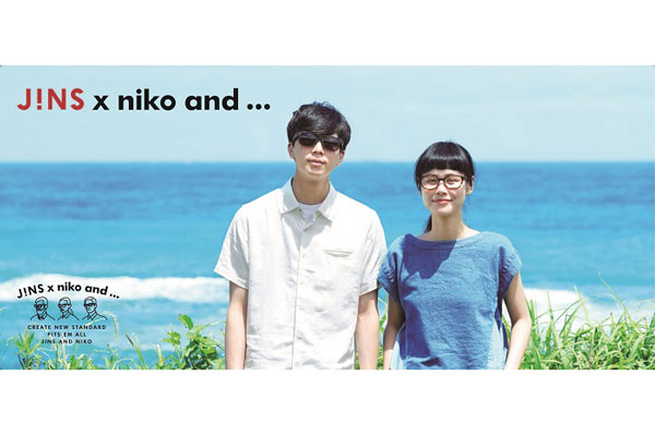 JINS × niko and ...第3弾のテーマは「A Life With Style」