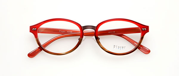 眼鏡市場 P’layer（プレイヤー）PLY-206-BRRE  ※松田聖子着用モデル 価格：18,000円（税抜、レンズ代金込み）