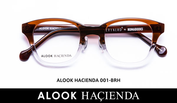 ALOOK HACIENDA（アルク ハシエンダ）001 カラー：BRH 価格：19,440円（税込、屈折率1.55レンズ付き） image by メガネトップ