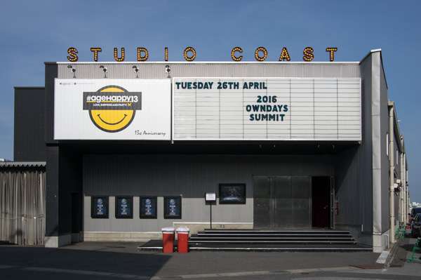 会場は「新木場Studio Coast」（東京都江東区）。