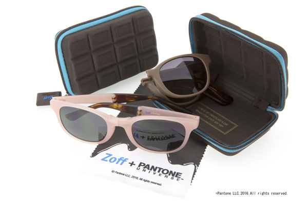 Zoff +PANTONE UNIVERSE™ サングラスシリーズ 価格：5,000円（税抜） image by インターメスティック