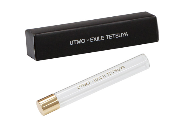 全国の和真メガネおよび和真グループ一部店舗で、「UTMO × EXILE TETSUYA」オリジナルフレグランスが付いたUTMO（アトモ）発売記念セットが限定1,000セットで発売中。このオリジナルフレグランスは、コラボ記念セット「TETSUYA LIMITED EDITION」にも付属。