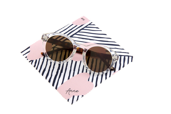 Zoff × RINA TANAKA "SUNGLASSES COLLECTION 2017" 「Anne（アン）」 ZA71G11_B-4（ホワイト） ※田中里奈着用モデル 価格：5,000円（税別）