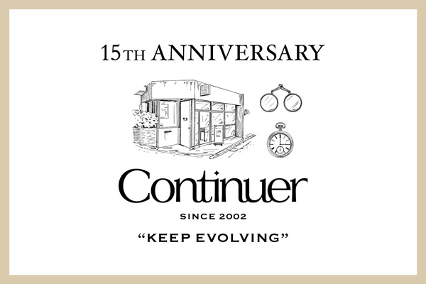 東京・恵比寿のContinuer（コンティニュエ）15周年フェア開催、人気ブランドとのコラボメガネフレームに注目