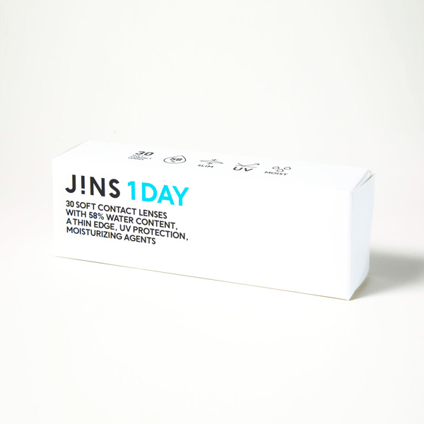 JINS 1DAY（ジンズ ワンデー）パッケージ