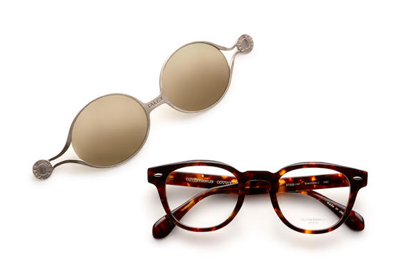 （上）レンズサンプル：TALEX（タレックス）カラー：TRUEVIEW SPORTS（トゥルービュー スポーツ） （下）メガネフレーム：Oliver Peoples（オリバーピープルズ）SHELDRAKE-J カラー：DM2 価格：31,320円（税込）