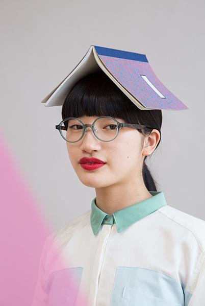 JINS×PAPIER TIGRE LRF-18S-962 カラー：グリーン×イエローデミ 価格：8,000円（税別、度付きレンズ代込み）