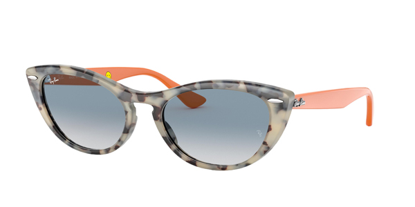 Ray-Ban（レイバン） NINA KRAVIZ COLLECTION RB4314N 12693F 54-18 フレームカラー：ベージュハバナ レンズカラー：クリスタルブルーグラディエント 価格：24,000円（税別）