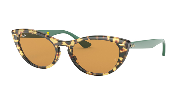 Ray-Ban（レイバン） NINA KRAVIZ COLLECTION RB4314N 12703L 54-18 フレームカラー：イエローハバナ レンズカラー：クリスタルイエロー ゴールドミラーAR 価格：26,000円（税別）