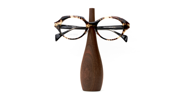 ボトルをモチーフにした木製メガネスタンド：PADMA IMAGE（パドマイメージ）「EYEWEAR STAND BOTTLE」