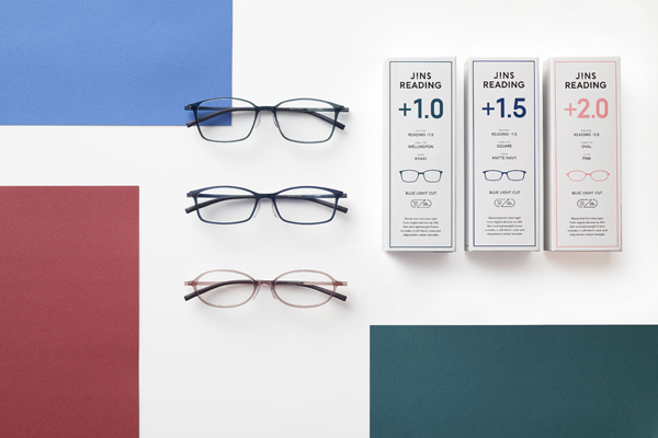JINS（ジンズ）のブルーライトカット老眼鏡「JINS READING」がリニューアル