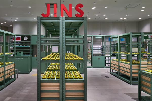 JINS（ジンズ）が銀座ロフトに新店舗オープン、雑貨とメガネの融合を感じられる空間