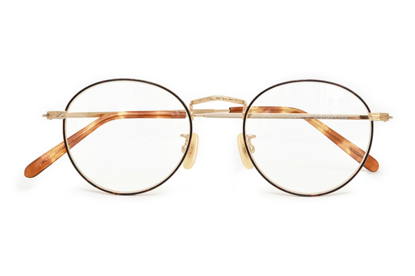 BOSTON CLUB × R.C.P. コラボレーションモデル 「WESTON」 col.DBG：ゴールド（七宝：デミ柄）