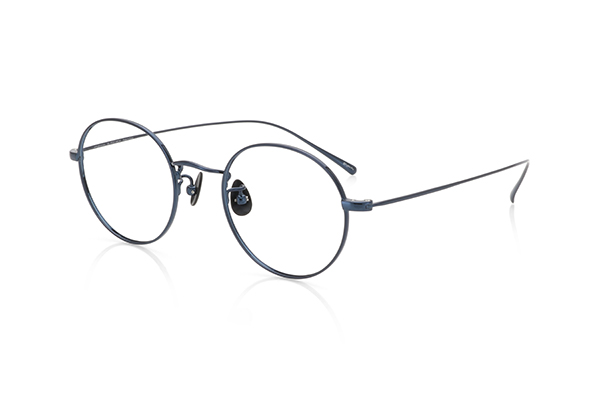 JINS ドラえもんモデル MTF-20S-012 カラー：ネイビー(158、写真)・ゴールド(295)・グレイッシュブラウン(388) 価格：12,000円（税別、度付きレンズ代込み）