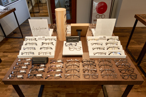 Oh My Glasses TOKYO 渋谷公園通り店で開催中のYohji Yamamoto（ヨウジヤマモト）＆Y's（ワイズ）ポップアップストア・その2