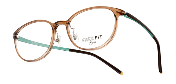 眼鏡市場 FREE FiT（フリーフィット） FFT-067 カラー：ROBR（ローズブラウン）